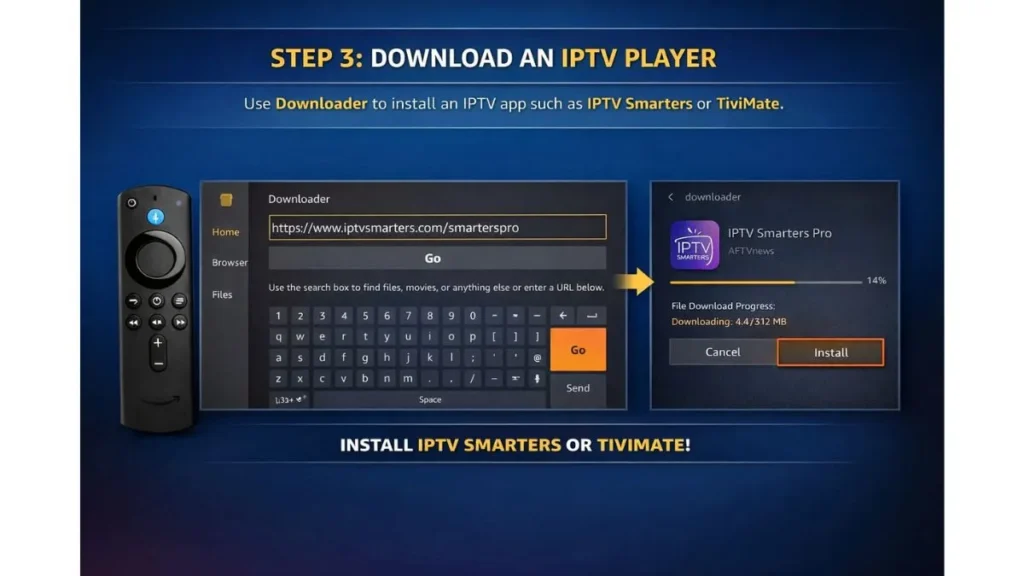 How to Install Downloader on Firestick to Watch IPTV 2026 3 PROTO IPTV