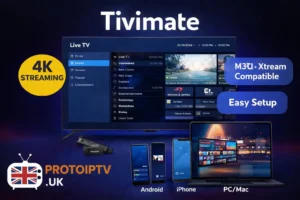 TiviMate best IPTV player for UK and USA viewers